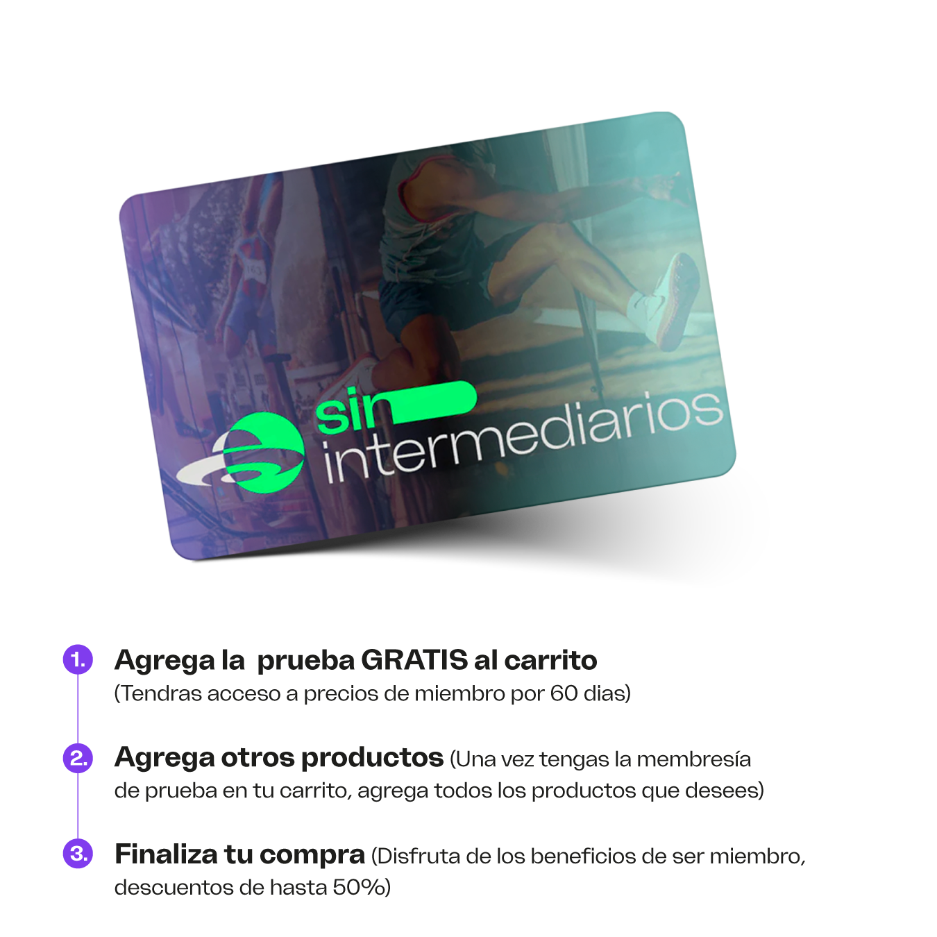 Se miembro GRATIS por 60 días - (Exclusivo para Primeras Compras)